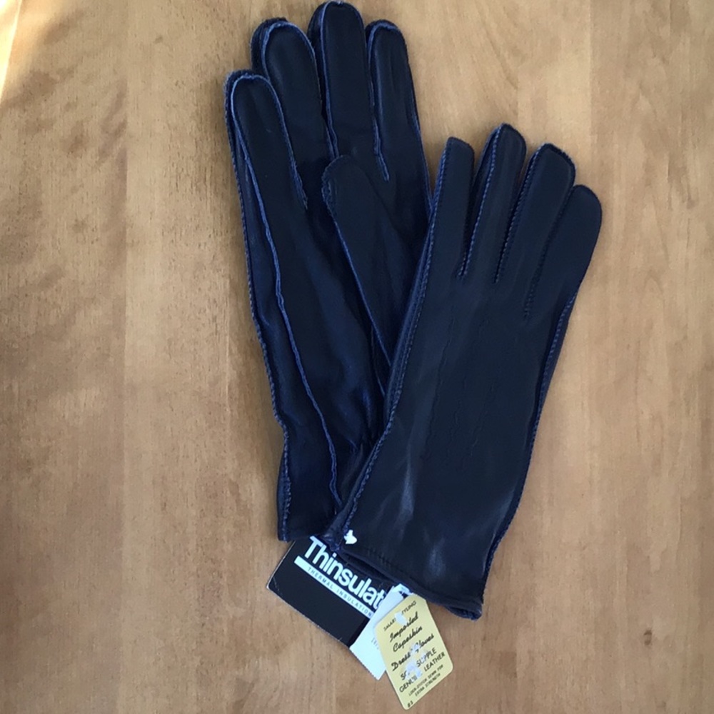 Leather Gloves Men’s Capeskin Black Sz 15/16 Lined